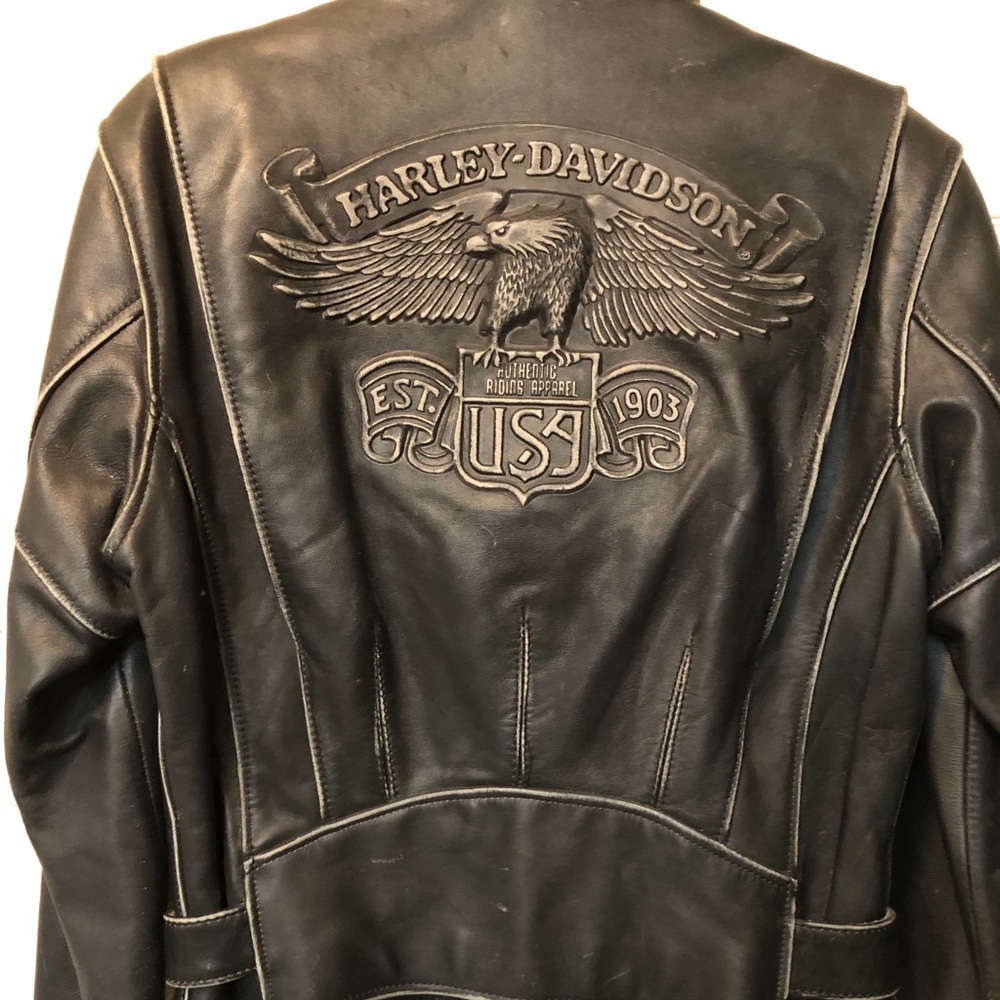 Harley Davidson Vintage 1990-91 Limited Ed. Distressed and Embossed Motorcycle